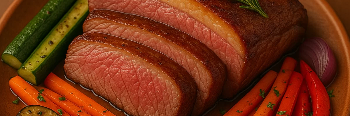 Receita Picanha Bovina com Legumes Grelhados