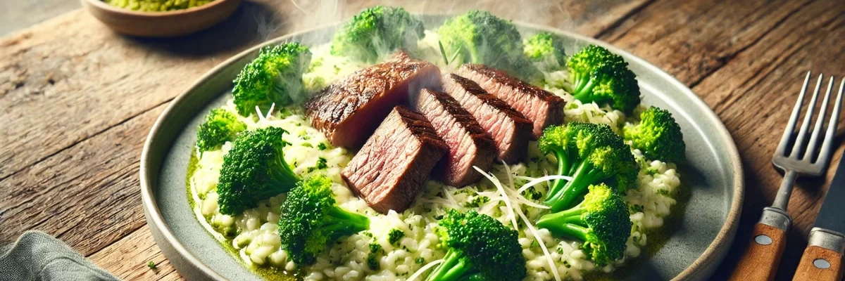 Risoto de Brócolis Congelado com Picanha Premium
