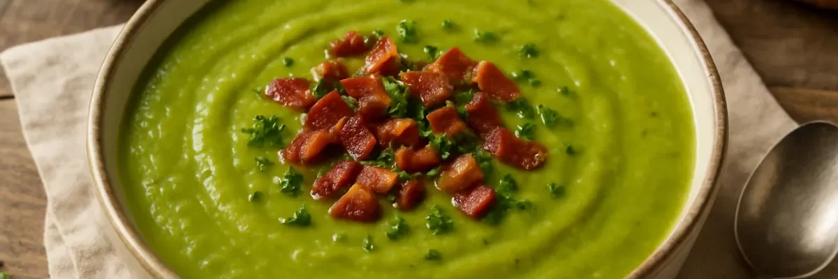 Sopa de Ervilha Cremosa para o Frio e Festas Juninas